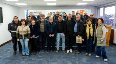 Canals recibió a representantes de la federación argentina de trabajadores viales