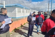 Obreros de Barpla se manifestaron frente a Trabajo