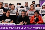 Docentes ratificaron medidas y denuncian “cierre unilateral y autoritario” de paritarias