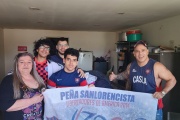 Peña sanlorencista terminó el año con actividad solidaria