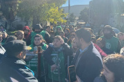 ATE repudió la detención ilegal de la secretaria General Comodoro Rivadavia en medio de una dura represión policial