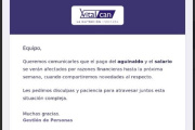 Vitalcan no pudo pagar sueldos y aguinaldos
