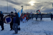 Se manifestó en la provincia contra la extranjerización de los territorios