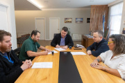 Municipio y SITOS acordaron nueva recomposición salarial para los trabajadores de Obras Sanitarias