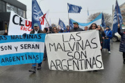 Se manifestó en la provincia contra el proyecto del Gobierno nacional