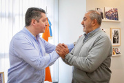 El intendente Perez felicitó a la nueva conducción de la CGT